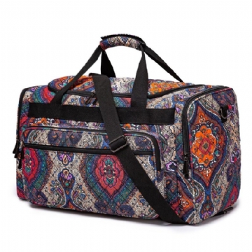 Boho Weekender Taška Canvas Travel Duffel