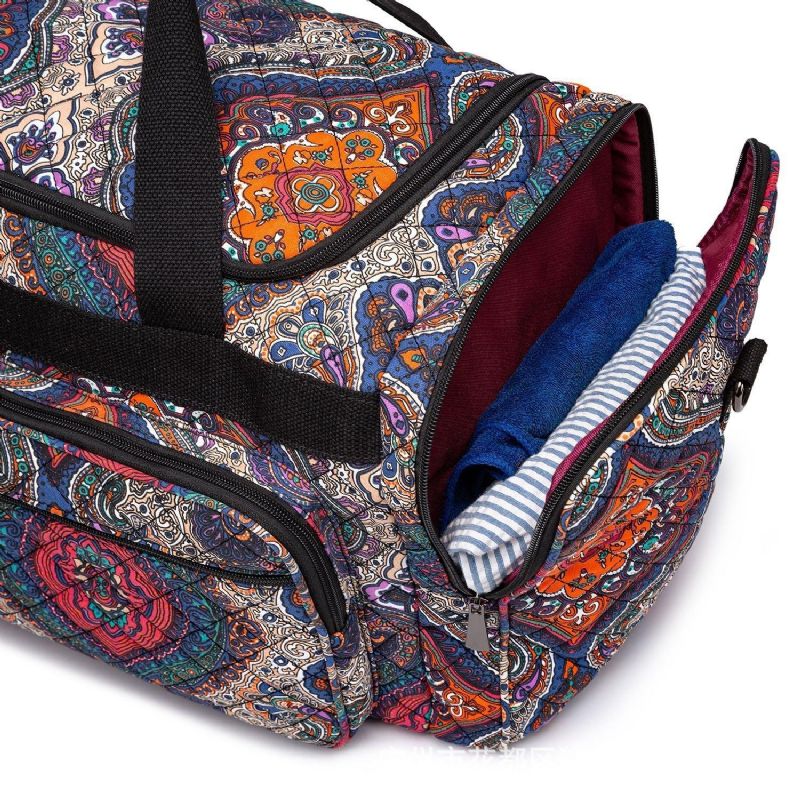 Boho Weekender Taška Canvas Travel Duffel