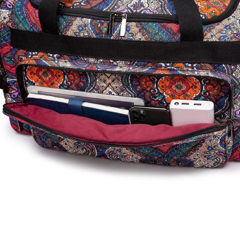 Boho Weekender Taška Canvas Travel Duffel