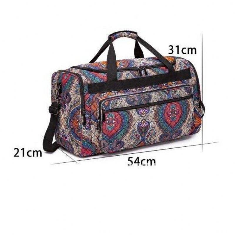 Boho Weekender Taška Canvas Travel Duffel