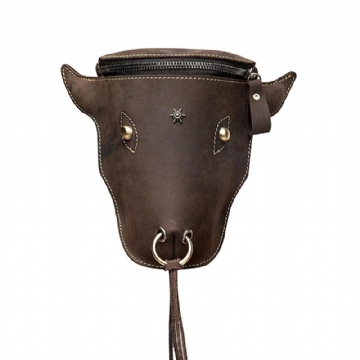 Cool Cow Head Thigh Fanny Pack