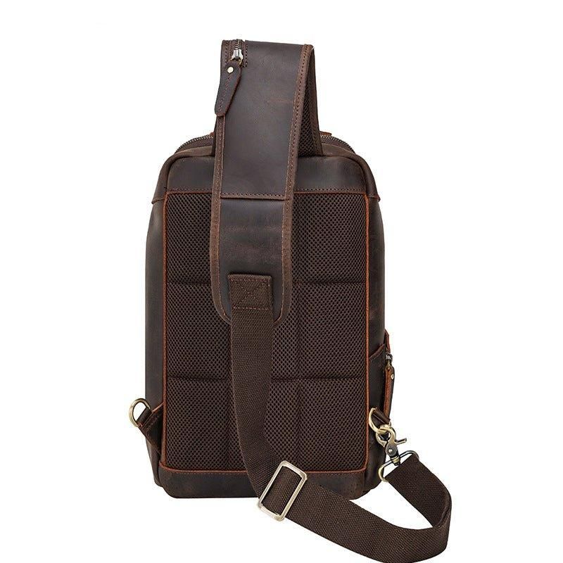 Crossbody Pánska Kožená Taška Na Hruď