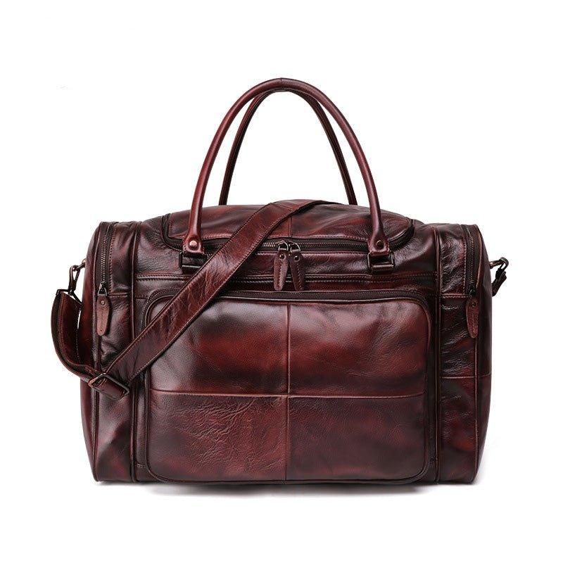 Dizajnová Taška Weekender Leather Vegetable Tanned