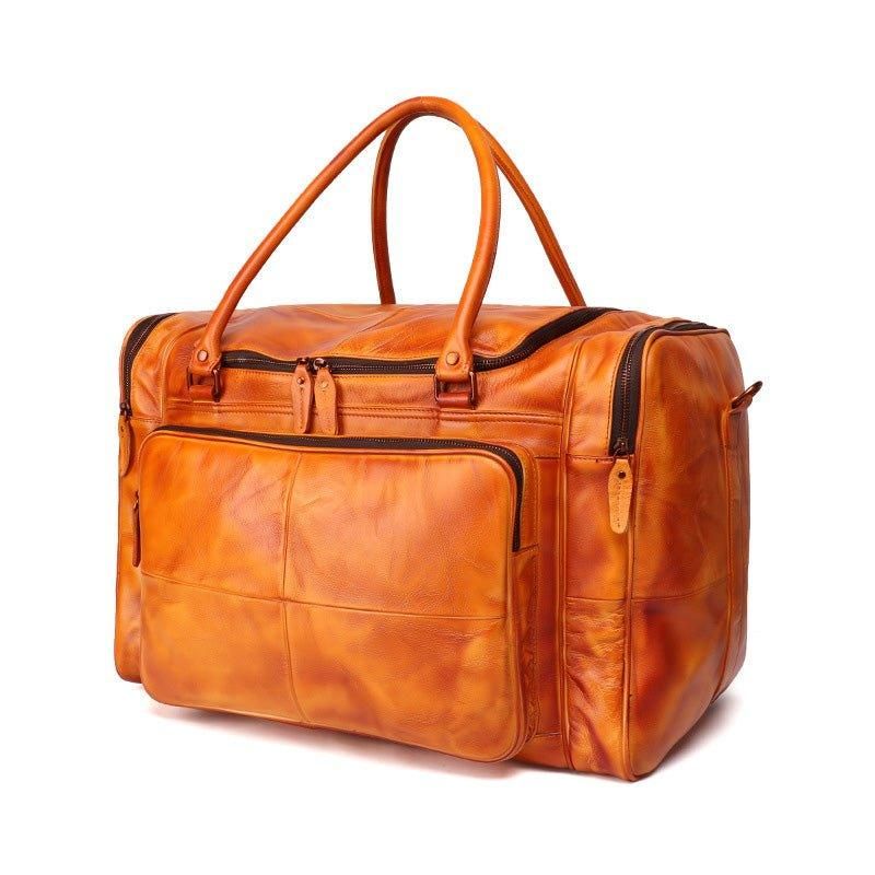 Dizajnová Taška Weekender Leather Vegetable Tanned