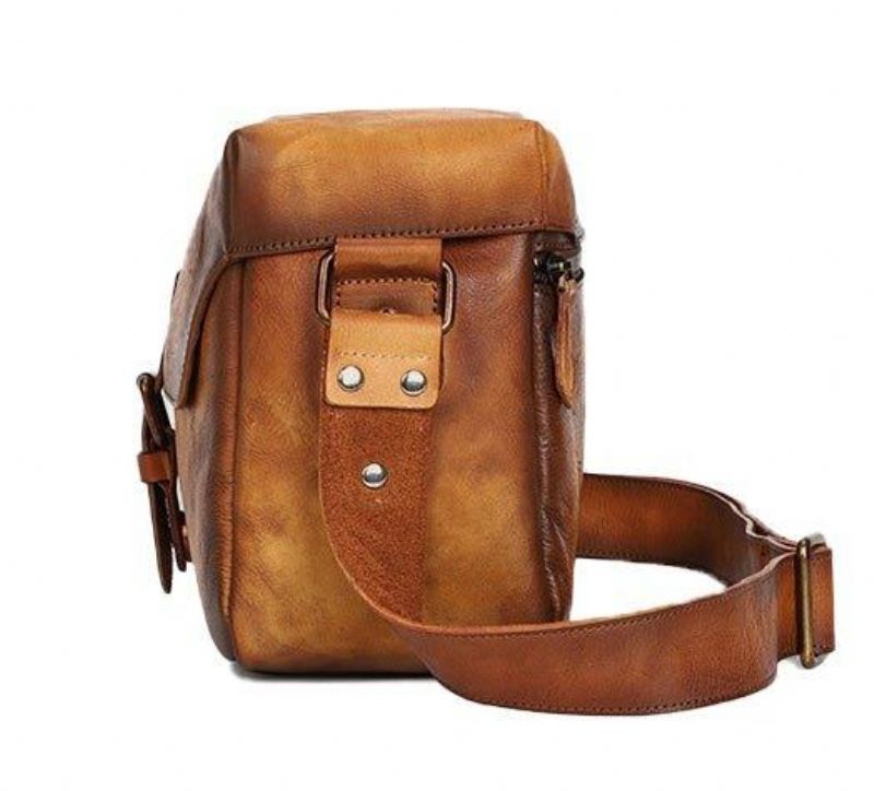 Kožená Crossbody Taška Na Fotoaparát