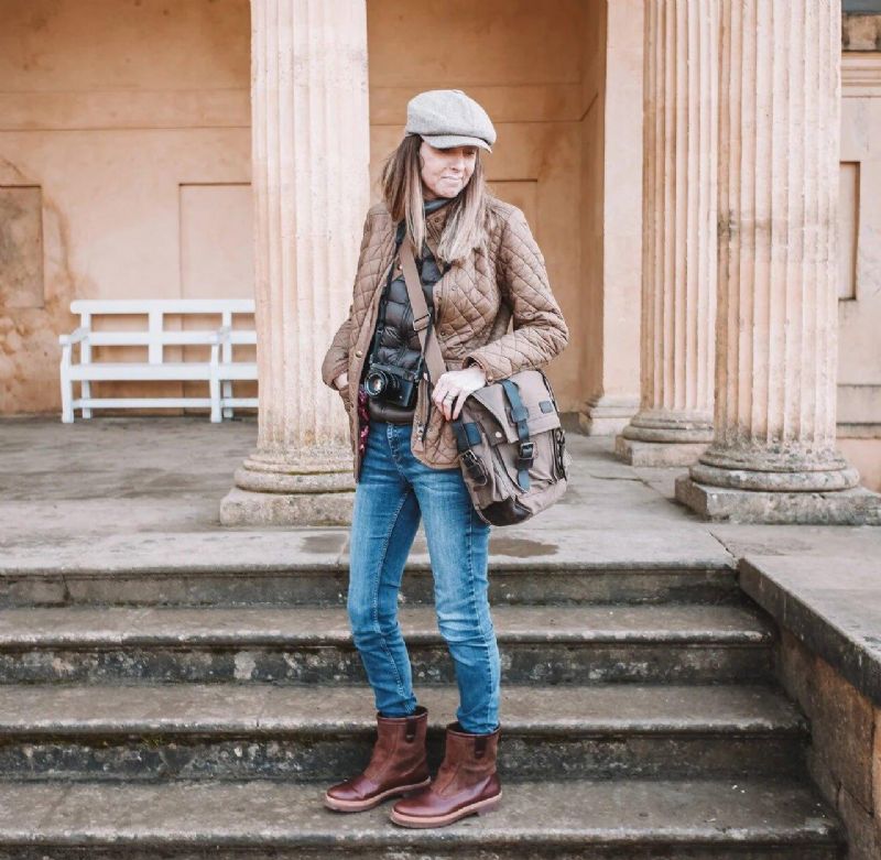 Kožená Plátená Taška Na Fotoaparát Vintage Messenger Bag