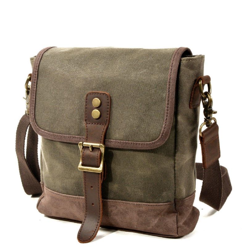 Malá Plátená Kabelka Messenger Crossbody Vintage