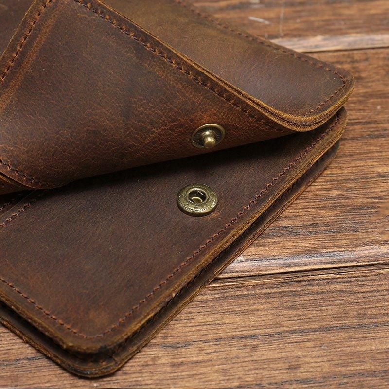 Pánska Peňaženka Crazy Horse Leather Card Holder