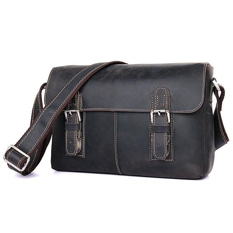 Pánska Vintage Kožená Crossbody Taška