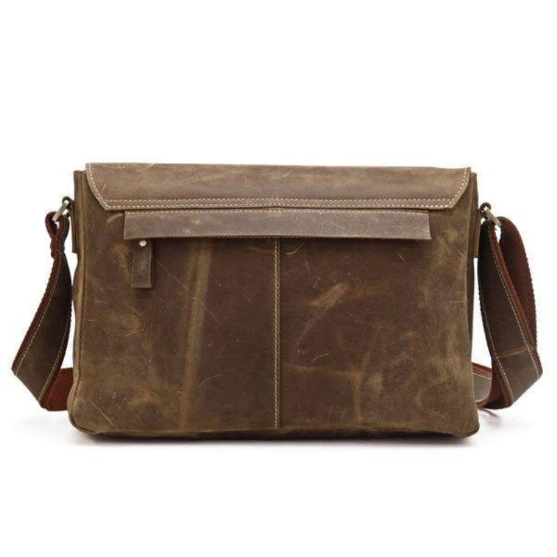 Pánska Vintage Kožená Crossbody Taška