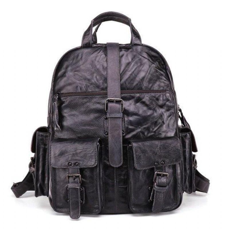 Pánsky Batoh Vintage Leather Travel 15.6 Palcový