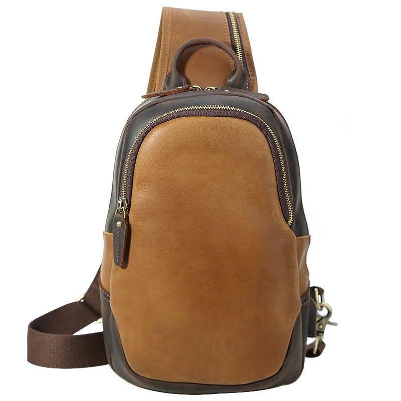 Pánsky Crossbody Kožený Batoh