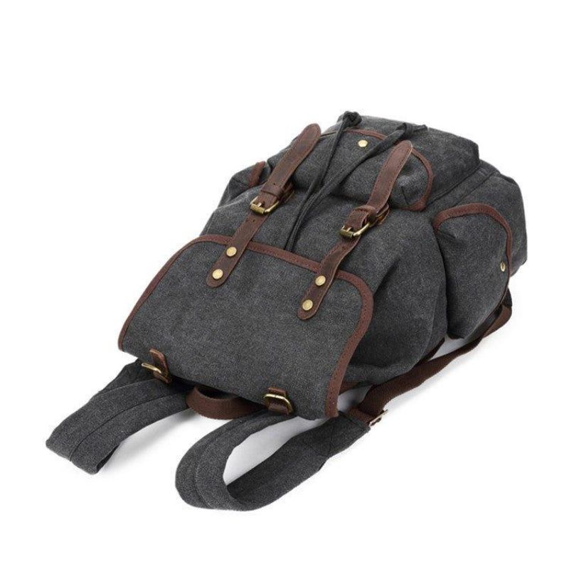 Pánsky Ležérny Plátenný Batoh Vintage Camping Daypack