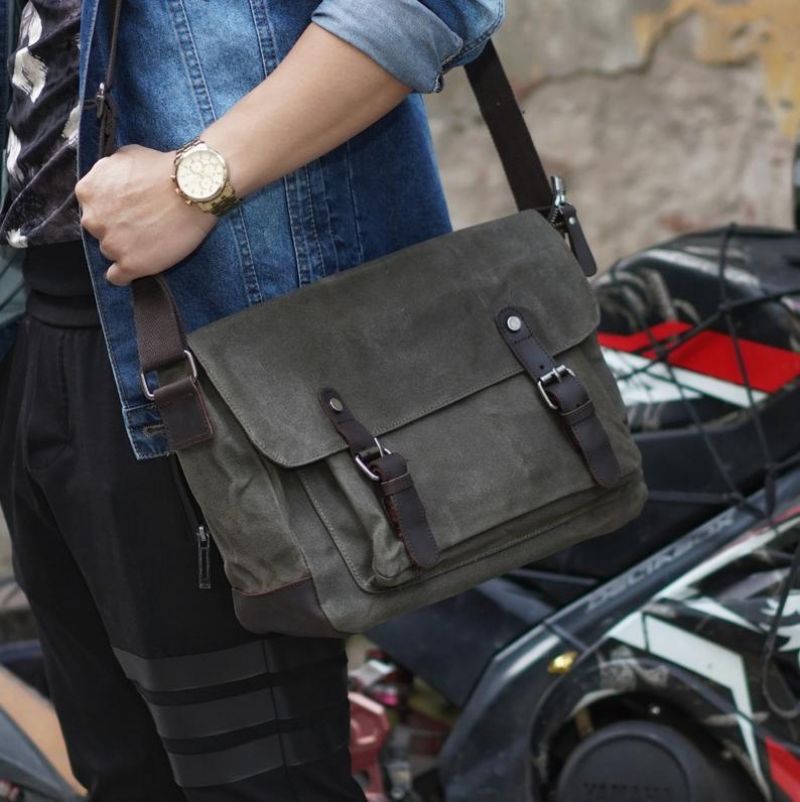 Plátená Pánska Taška Messenger Crossbody