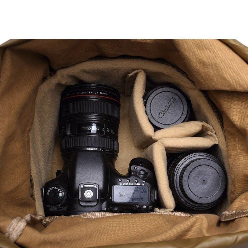 Plátna Vintage Camera Bag 1 3 Lens