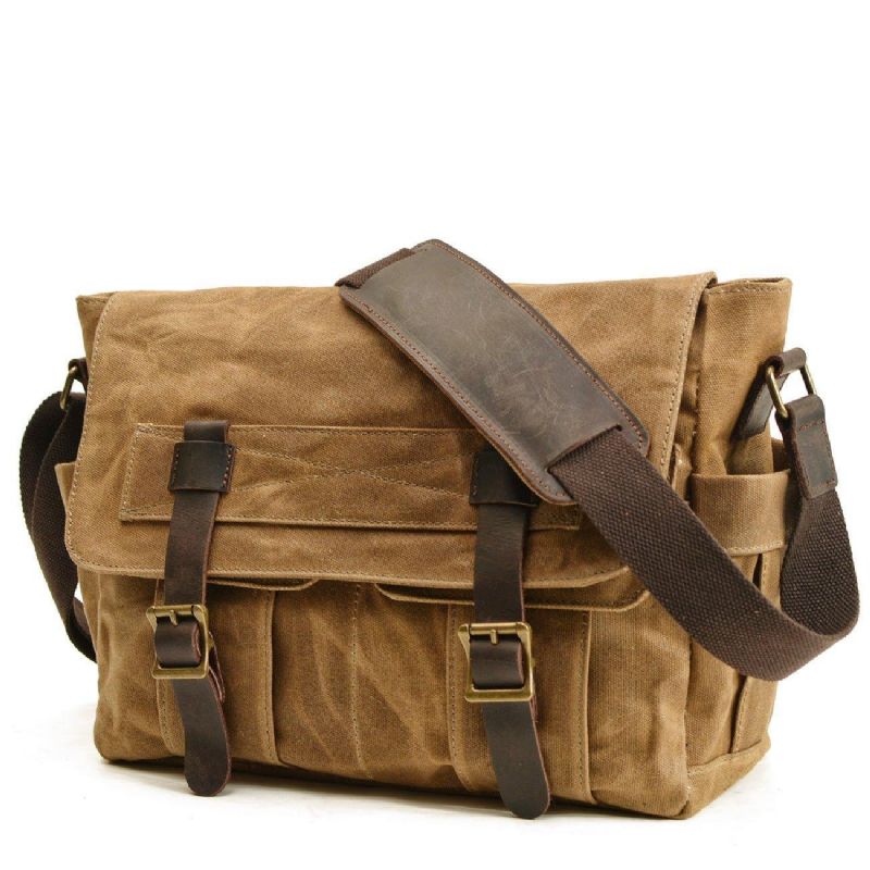 Plátna Vintage Messenger Bag Pánske Mototašky