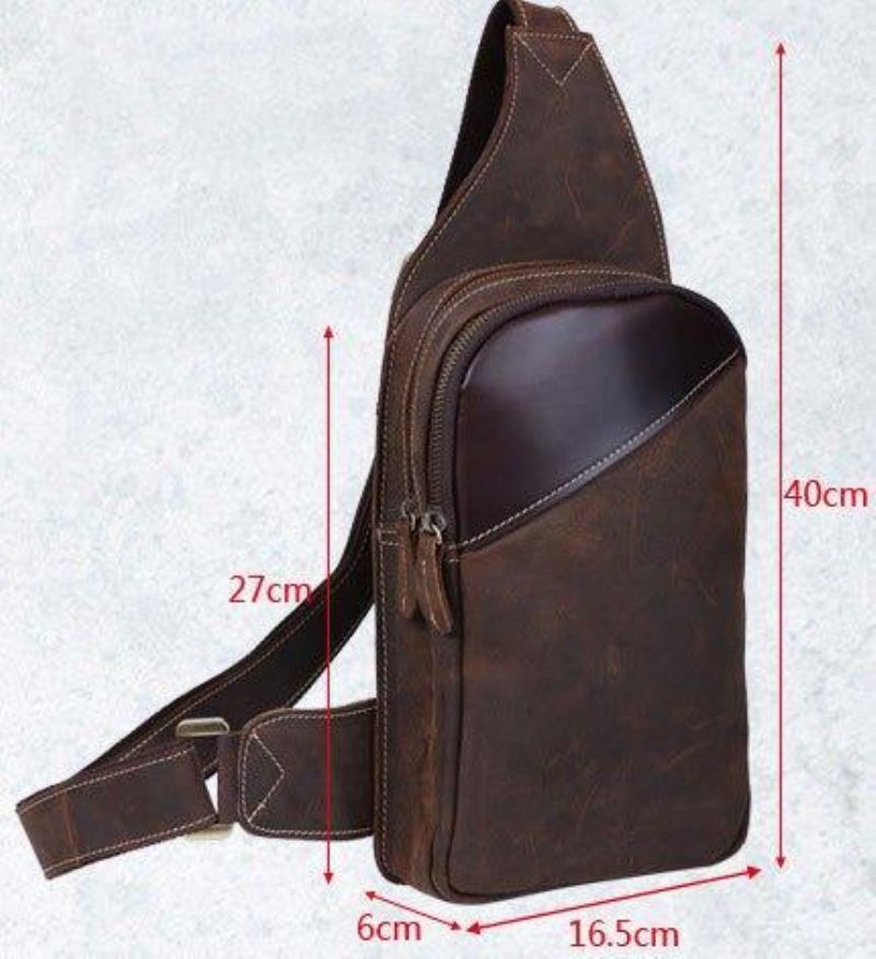 Sling Batoh Crossbody Kožený