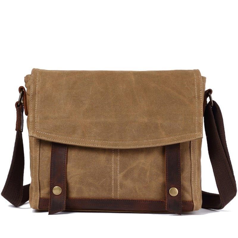 Vintage Messenger Taška Canvas Crossbody Pre Mužov