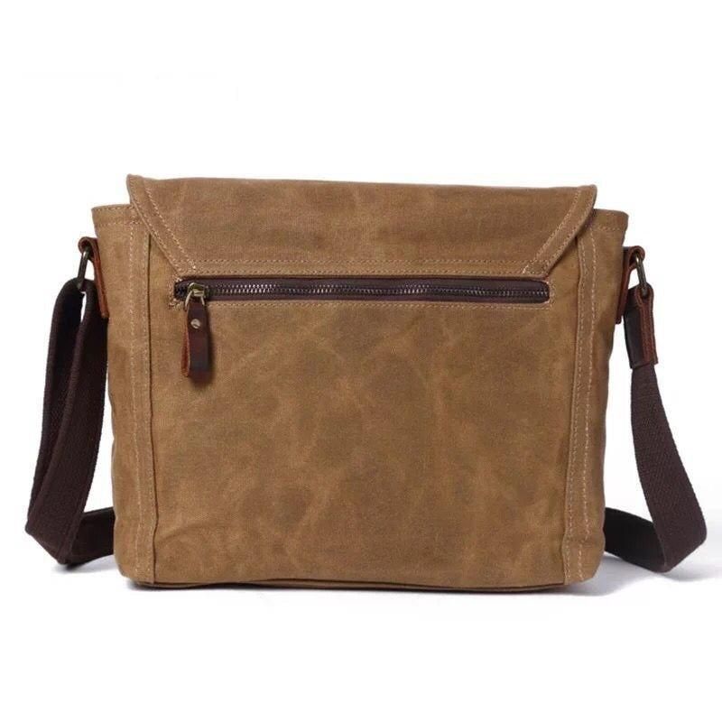 Vintage Messenger Taška Canvas Crossbody Pre Mužov