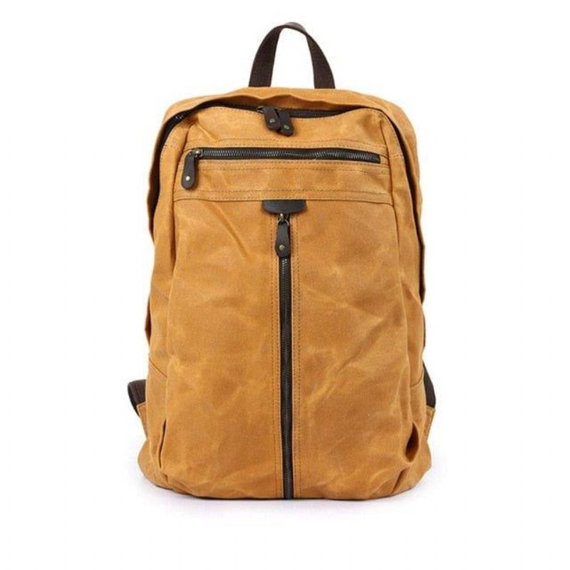 Vodotesný Voskovaný Plátenný Batoh Na Laptop Daypack