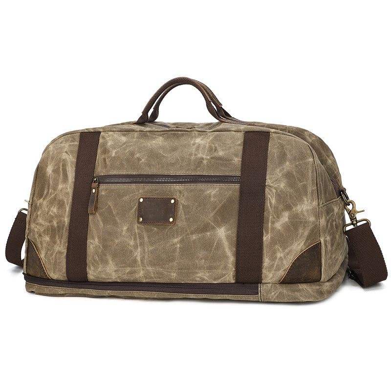 Weekender Duffle Bag Batoh Z Voskovaného Plátna