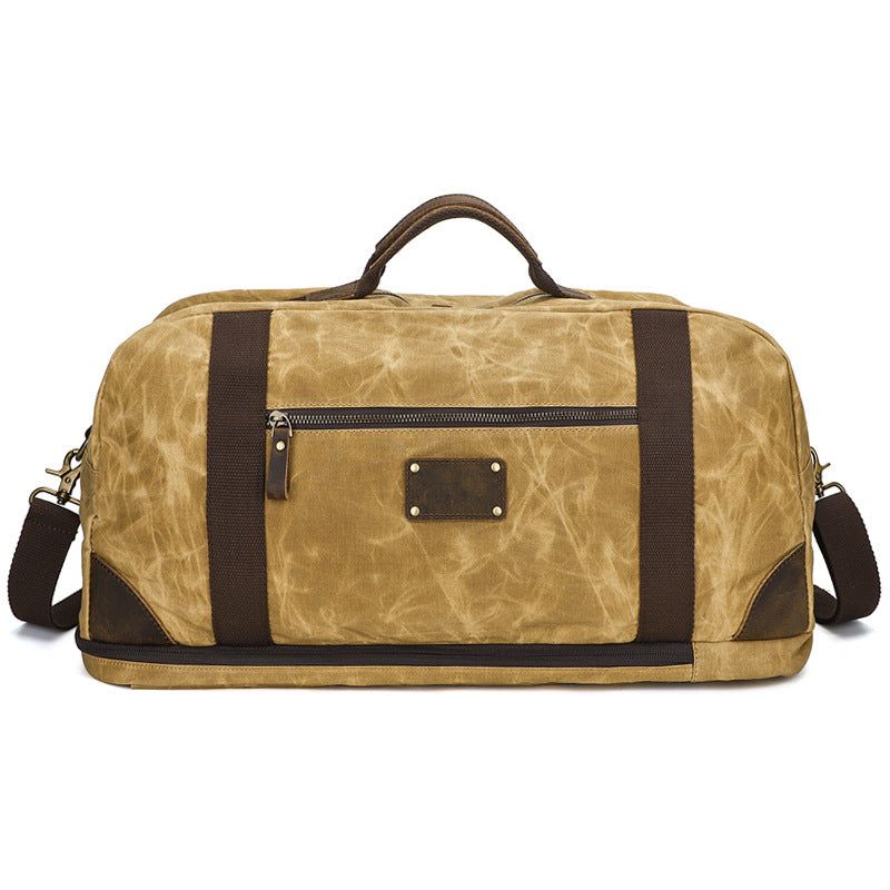 Weekender Duffle Bag Batoh Z Voskovaného Plátna